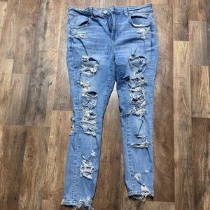 American Eagle Outfitters Light Blue Denim